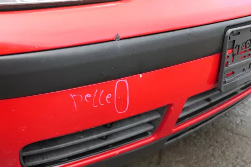 VW Golf 4 1J Stoßstange vorne Stoßfänger vorn rot LP3G (171592)