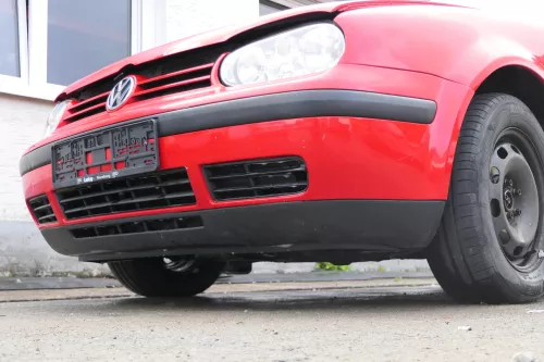 VW Golf 4 1J Stoßstange vorne Stoßfänger vorn rot LP3G (171592)