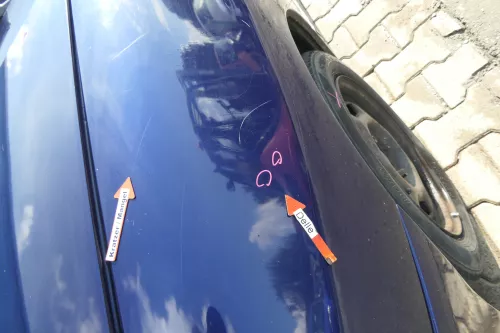 Seat Ibiza 6K Vario Kotflügel vorne links blau LB5N Facelift 1999-2002 (171606)