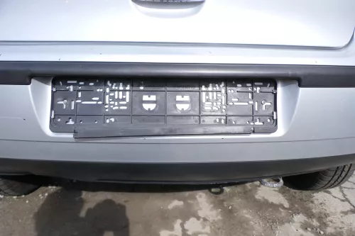 VW Polo 9N 9N3 Stoßstange Heckstoßstange hinten silber LA7W (171772)