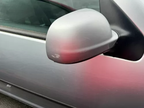 VW Golf 4 Bora manueller Spiegel rechts Außenspiegel silber grau LA7W Glas (171790)