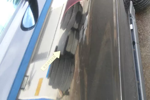 Audi A4 B5 Tür nur Türblatt vorn rechts Beifahrertür schwarz LY9B Kombi Limo (171810)