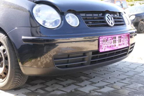 VW Polo 9N Stoßstange Frontstoßstange vorne schwarz LC9Z SWR (171821)