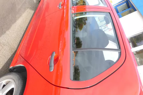 Skoda Fabia 6Y Limousine Schrägheck Tür hinten links rot LF3K (171947)