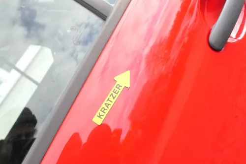 Skoda Fabia 6Y Limousine Schrägheck Tür hinten links rot LF3K (171947)