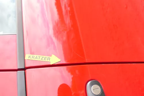 Skoda Fabia 6Y Limousine Schrägheck Tür hinten links rot LF3K (171947)