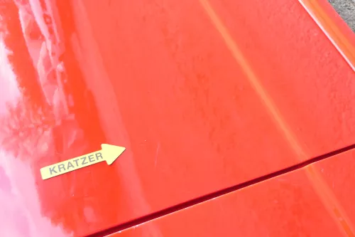 Skoda Fabia 6Y Limousine Schrägheck Tür hinten links rot LF3K (171947)