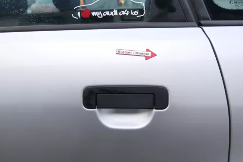 Audi A4 B5 Tür Türblatt hinten links grau LY7T Kombi Limo (171994)
