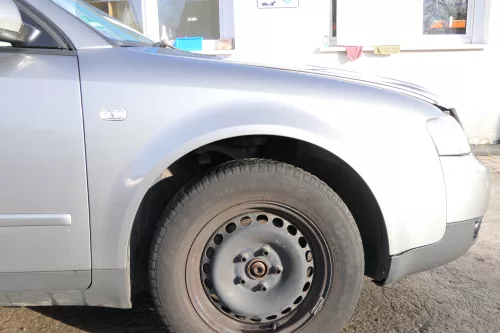 Audi A4 8E B6 Kotflügel vorne rechts grau LY7Q atlasgrau (172047)