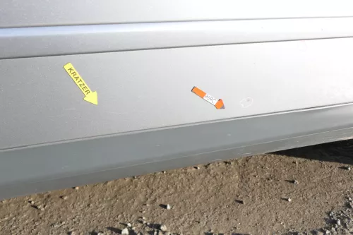 Audi A4 B6 8E nur Türblatt vorne rechts Beifahrertür grau LY7Q Kombi+Limo Tür (172051)