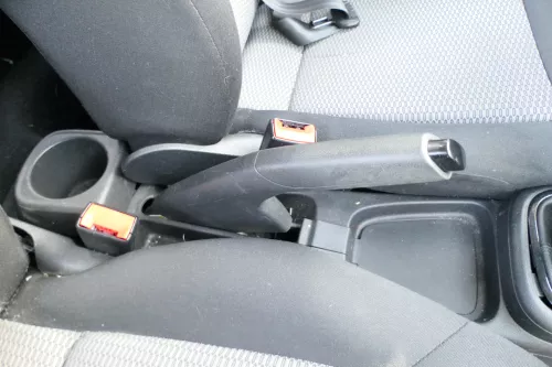 VW Polo 6R Handbremse Feststellbremse Handbremshebel schwarz  (172398)