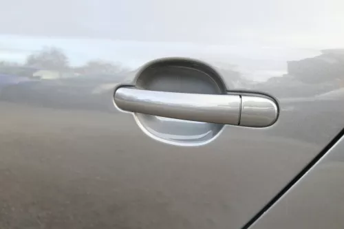 Skoda Fabia 5J Kombi Tür hinten links grau titangrau 9795 - ohne Anbauteile (172607)
