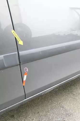 Fabia 5J Kombi + Limo Tür vorne rechts Beifahrertür grau titangrau 9795  (172609)