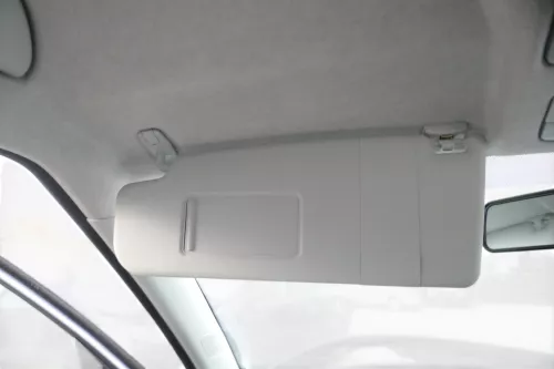 Skoda Fabia Roomster 5J Sonnenblenden Sonnenblende grau links vorne Spiegel 3T (172634)