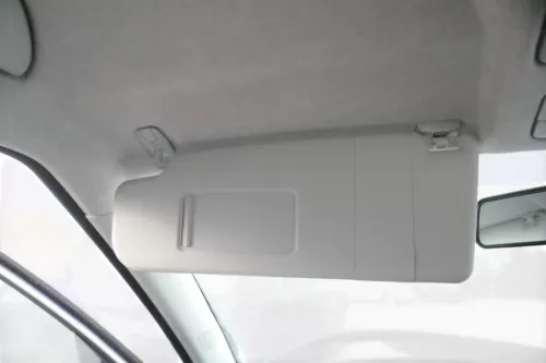 Skoda Fabia Roomster 5J Sonnenblenden Sonnenblende grau links vorne Spiegel 3T (172634)