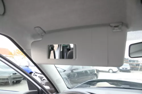 Skoda Fabia Roomster 5J Sonnenblenden Sonnenblende grau links vorne Spiegel 3T