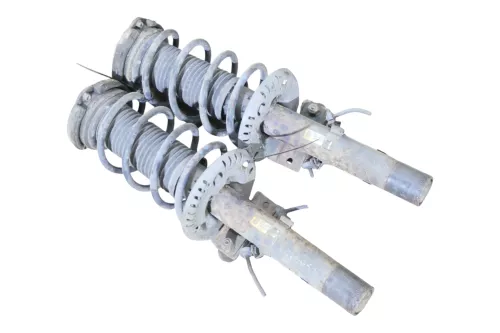 2x Polo 9N 9N3 Fox Ibiza 6L Federbein Stoßdämpfer Feder vorne (172645)