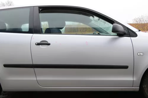 VW Polo 9N 9N3 Tür vorne rechts Beifahrertür 2/3-Türer silber LA7W ohneAnbauteil