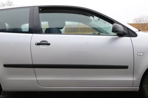 VW Polo 9N 9N3 Tür vorne rechts Beifahrertür 2/3-Türer silber LA7W ohneAnbauteil (172671)