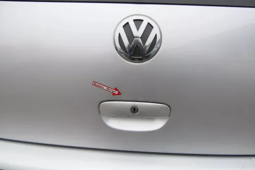 VW Polo 9N Fun Heckklappe Kofferraumklappe Klappe hinten silber LA7W metal (172674)