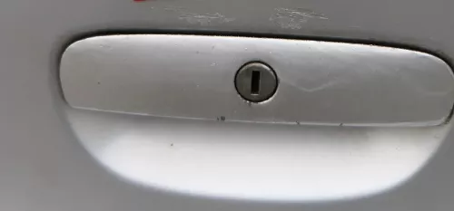 VW Polo 9N Fun Heckklappe Kofferraumklappe Klappe hinten silber LA7W metal (172674)