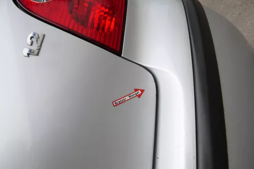 VW Polo 9N Fun Heckklappe Kofferraumklappe Klappe hinten silber LA7W metal (172674)