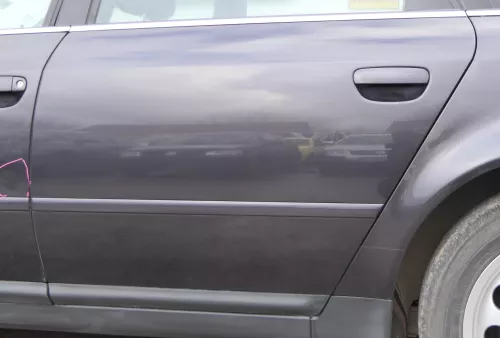 Audi A6 4B C5 Tür Türblatt hinten links nur Türblatt blau lila LZ4V (172695)