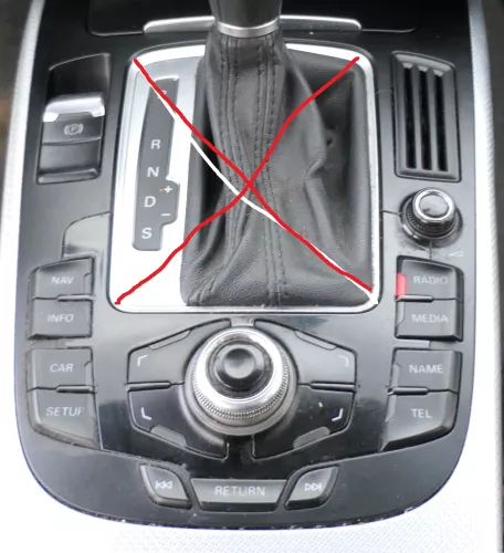 Audi A4 8K A6 4F Q7  Navi Navigation 8T0919609F WFX Bedieneinheit Schalter 