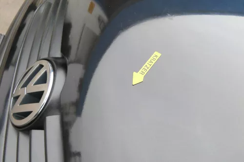 VW Polo 9N Motorhaube Klappe Haube vorne schwarz LC9Z bis ca. Bj. 2004 (172883)