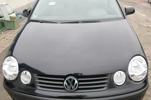 VW Polo 9N Motorhaube Klappe Haube vorne schwarz LC9Z bis ca. Bj. 2004 (172883)