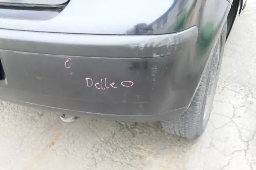VW Polo 9N 9N3 Stoßstange Heckstoßstange hinten schwarz LC9Z (172890)