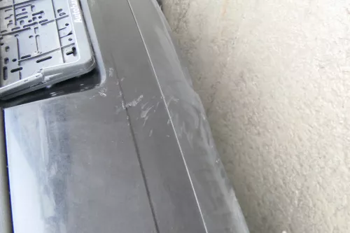 VW Polo 9N 9N3 Stoßstange Heckstoßstange hinten schwarz LC9Z (172890)