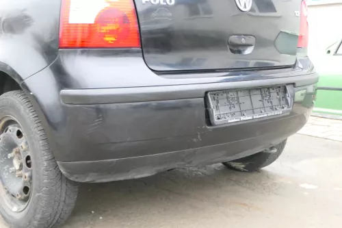 VW Polo 9N 9N3 Stoßstange Heckstoßstange hinten schwarz LC9Z (172890)