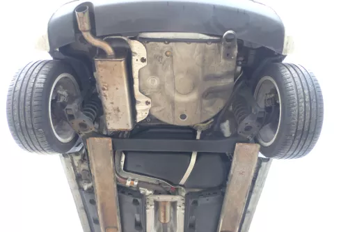 VW Polo 6R A1 8X Auspuff Endschalldämpfer hinten + Mittelschalldämpfer (173025)