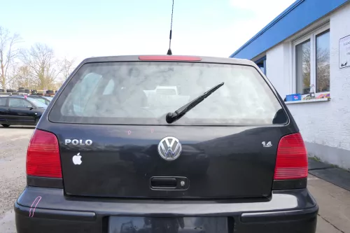Polo 6N2 Heckklappe Klappe hinten Kofferraumklappe schwarz LC9Z Scheibe (173152)