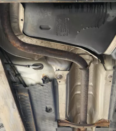 Polo 9N Ibiza 6L Auspuff Endschalldümpfer + Rohr hinten 1,4 TDI BNM BMS AMF BNV (173238)