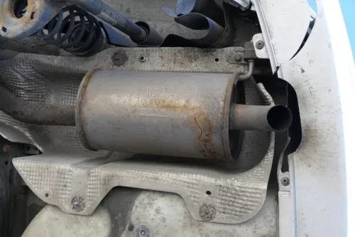 Polo 9N Ibiza 6L Auspuff Endschalldümpfer + Rohr hinten 1,4 TDI BNM BMS AMF BNV (173238)