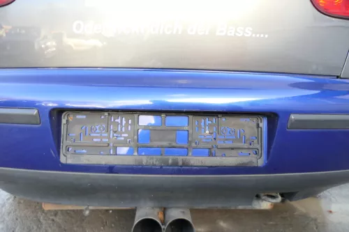 Seat Leon 1M Stoßstange Heckstoßstange hinten blau (173337)