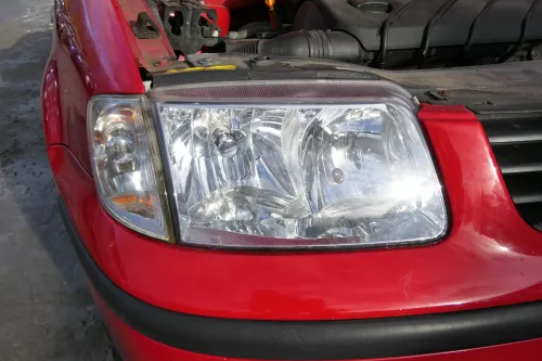 VW Polo 6N2 Scheinwerfer vorne rechts Beifahrerseite 6N1941017AA mit Blinker (173379)