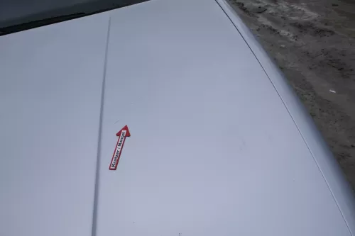 VW Golf 4 Motorhaube Haube Klappe vorne silber grau LA7W grau reflexsilber  (173385)