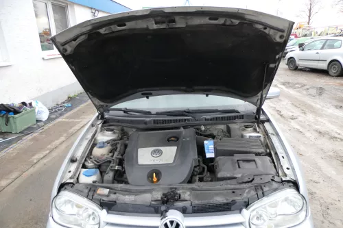 VW Golf 4 Motorhaube Haube Klappe vorne silber grau LA7W grau reflexsilber  (173385)