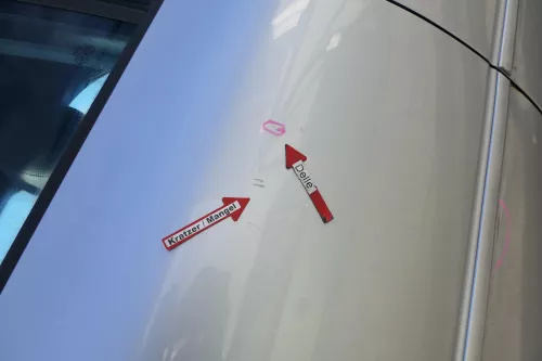 Audi A3 8L Tür Türblatt hinten rechts 4/5-Türer grau silber LY7M (173561)