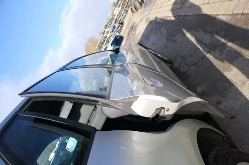Audi A3 8L Tür Türblatt hinten rechts 4/5-Türer grau silber LY7M (173561)