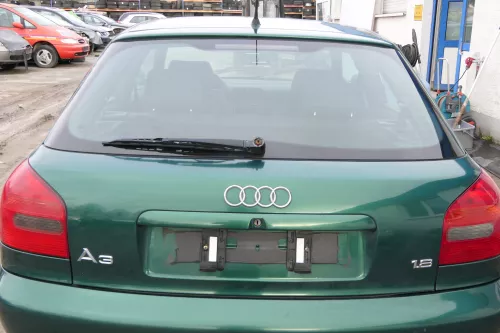 A3 8L bis cBj. ca1999 Heckklappe Kofferraumklappe Klappe hinten grün LZ6L Scheib (173633)