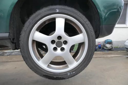 1x Felge Alufelge Golf 4 Bora Borbet 8J x 17 H2 17 Zoll CB 80735   3  ohneReife (173654)