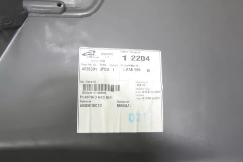 1x VW Polo 9N Türverkleidung Verkleidung Tür vorne rechts 2/3-Türer Beifahrertür (173704)
