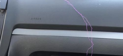 VW Golf 5 1K Verkleidung Abdeckung Dekor silber links + rechts netzoptik silber (173865)