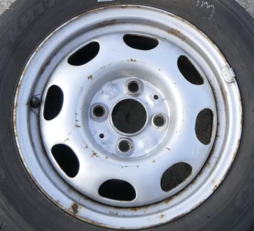 1x Polo 6N2 Lupo 6N Arosa Felge 5 1/2 J x 13 H2 ET 43 Stahlfelge 13 Zoll  silber (173935)