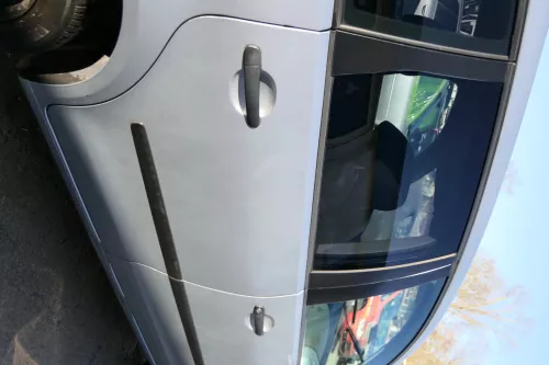 VW Polo 9N 9N3 Tür hinten rechts 4/5-Türer grau silber LA7W - ohne Anbauteile (173981)