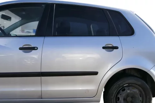 VW Polo 9N 9N3 Tür hinten links 4/5-Türer grau silber LA7W -ohne Anbauteile